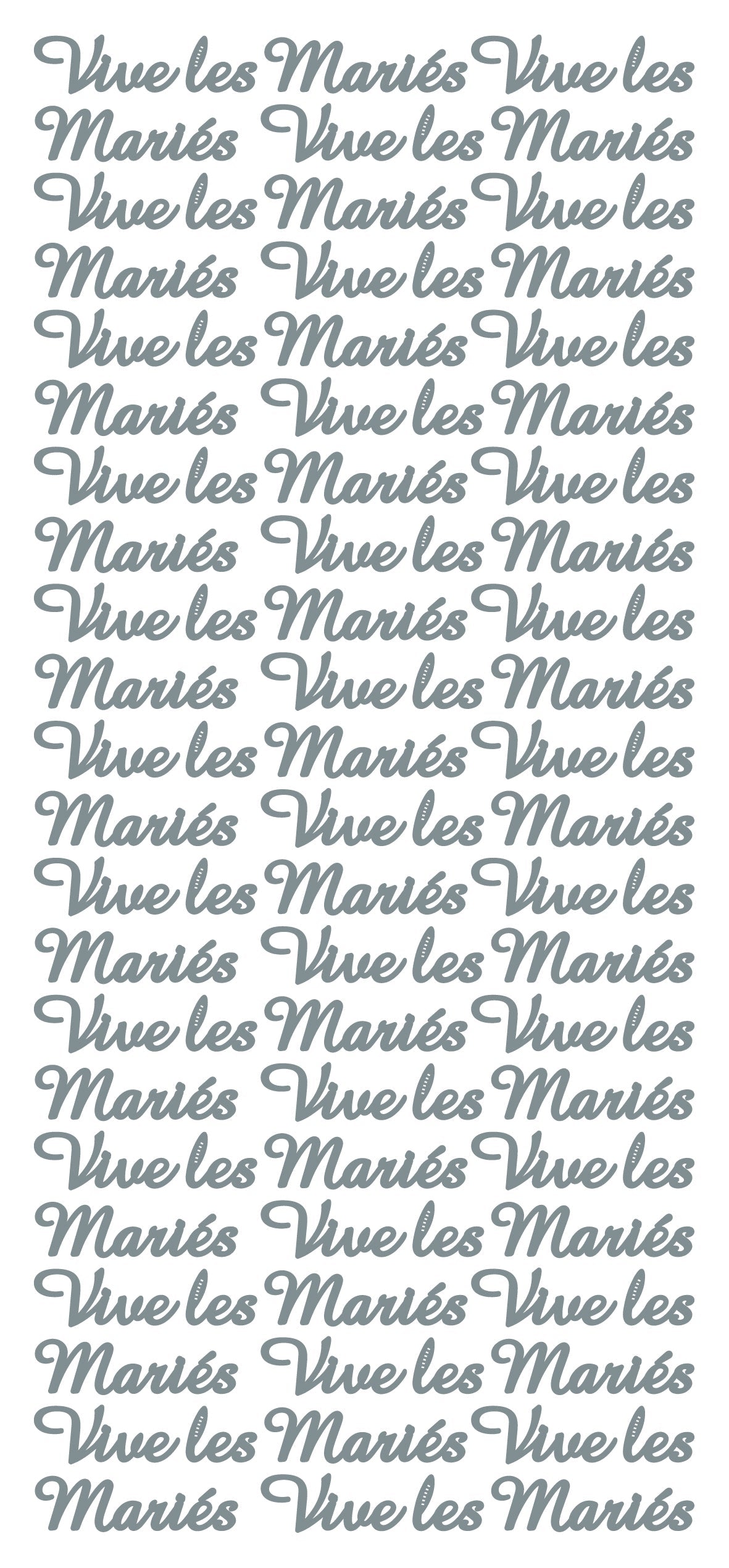 Peel Off Stickers - Vive les Mariés