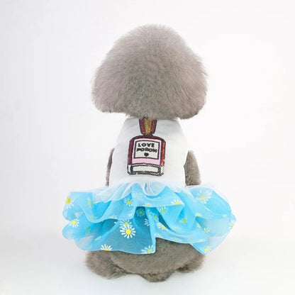 Love Dog Tutu Dress | Pet Dress