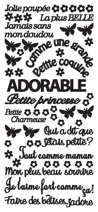 Autocollants à décoller - Adorables
