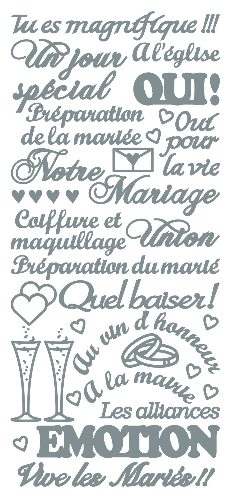Peel Off Stickers - Tu es Magnifique