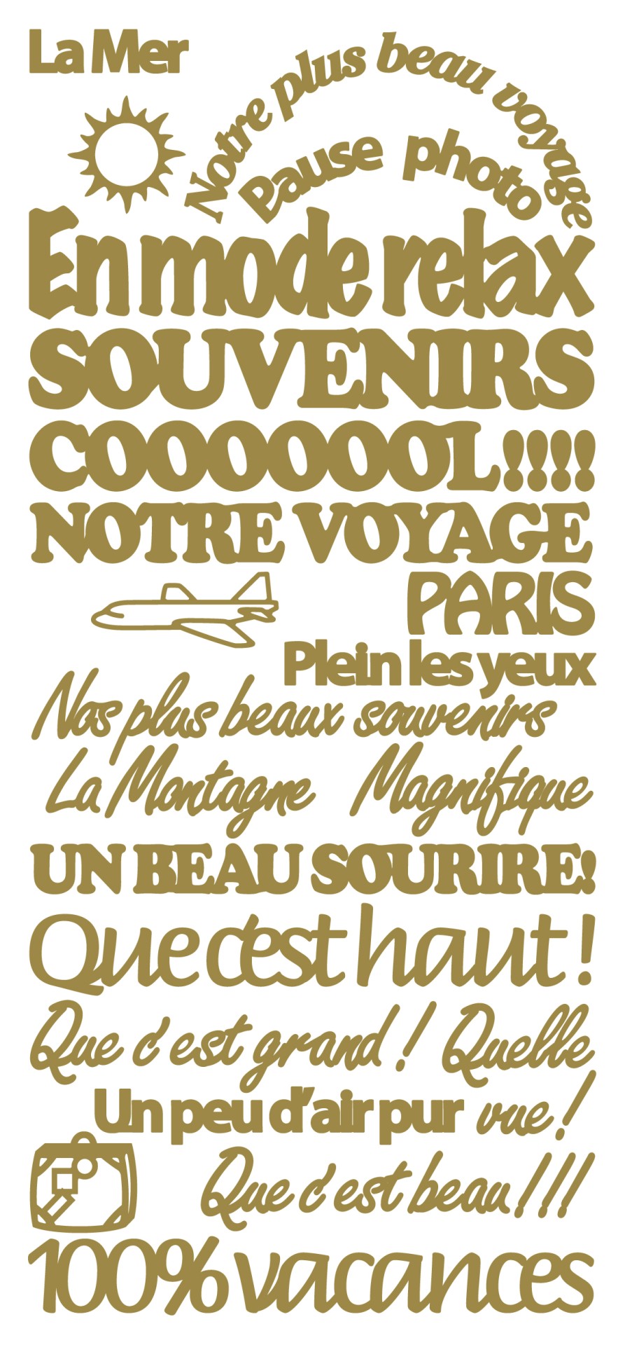Peel Off Stickers - Souvenirs