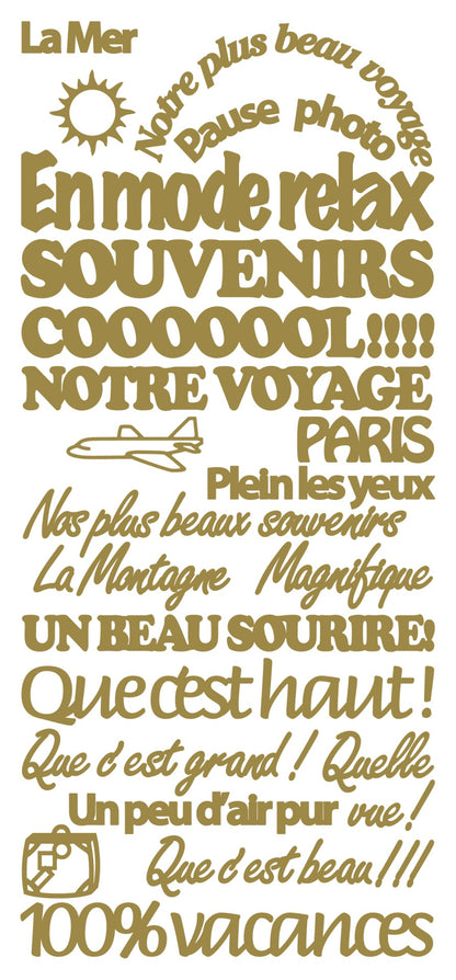 Peel Off Stickers - Souvenirs