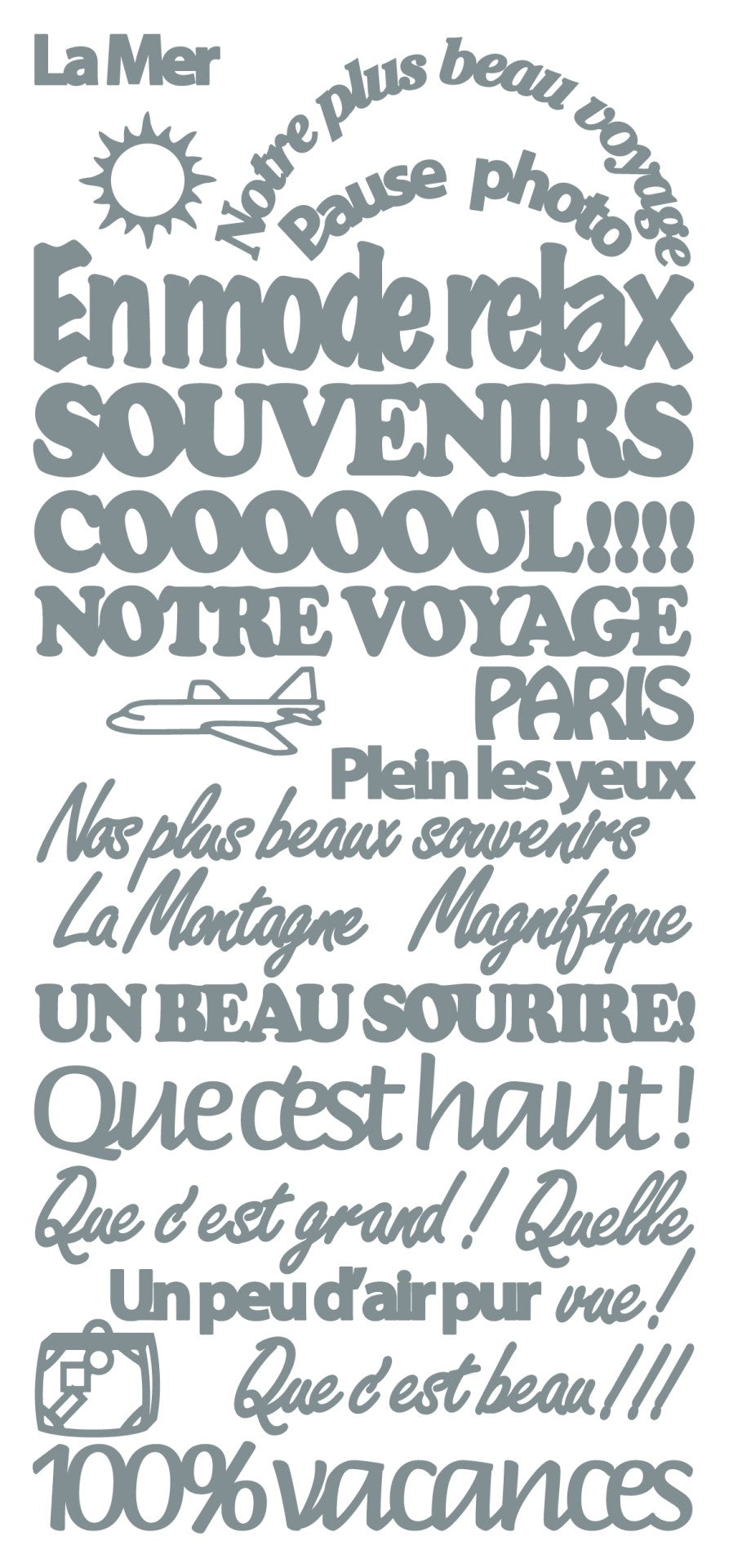 Peel Off Stickers - Souvenirs