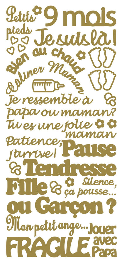 Peel Off Stickers - Je Suis La