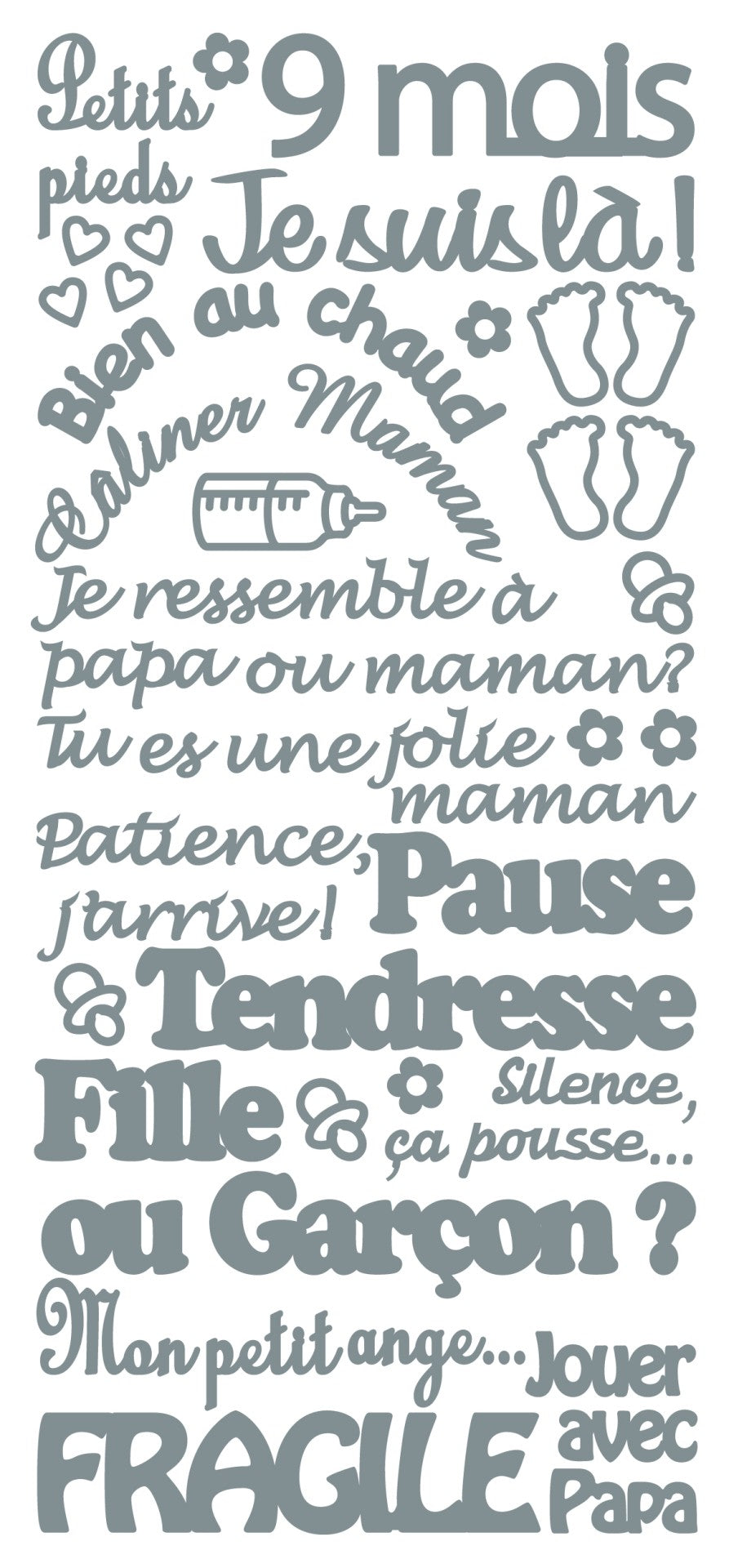 Peel Off Stickers - Je Suis La