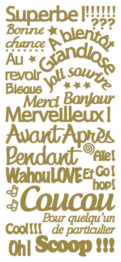 Peel Off Stickers - Coucou
