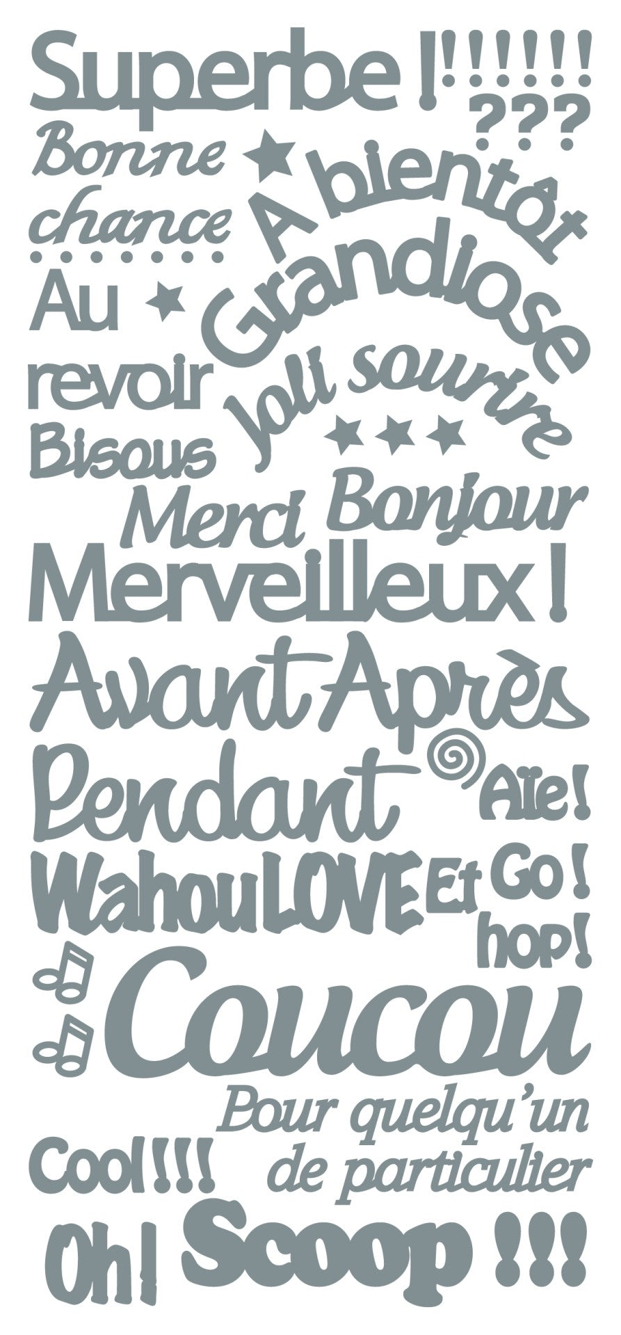 Peel Off Stickers - Coucou