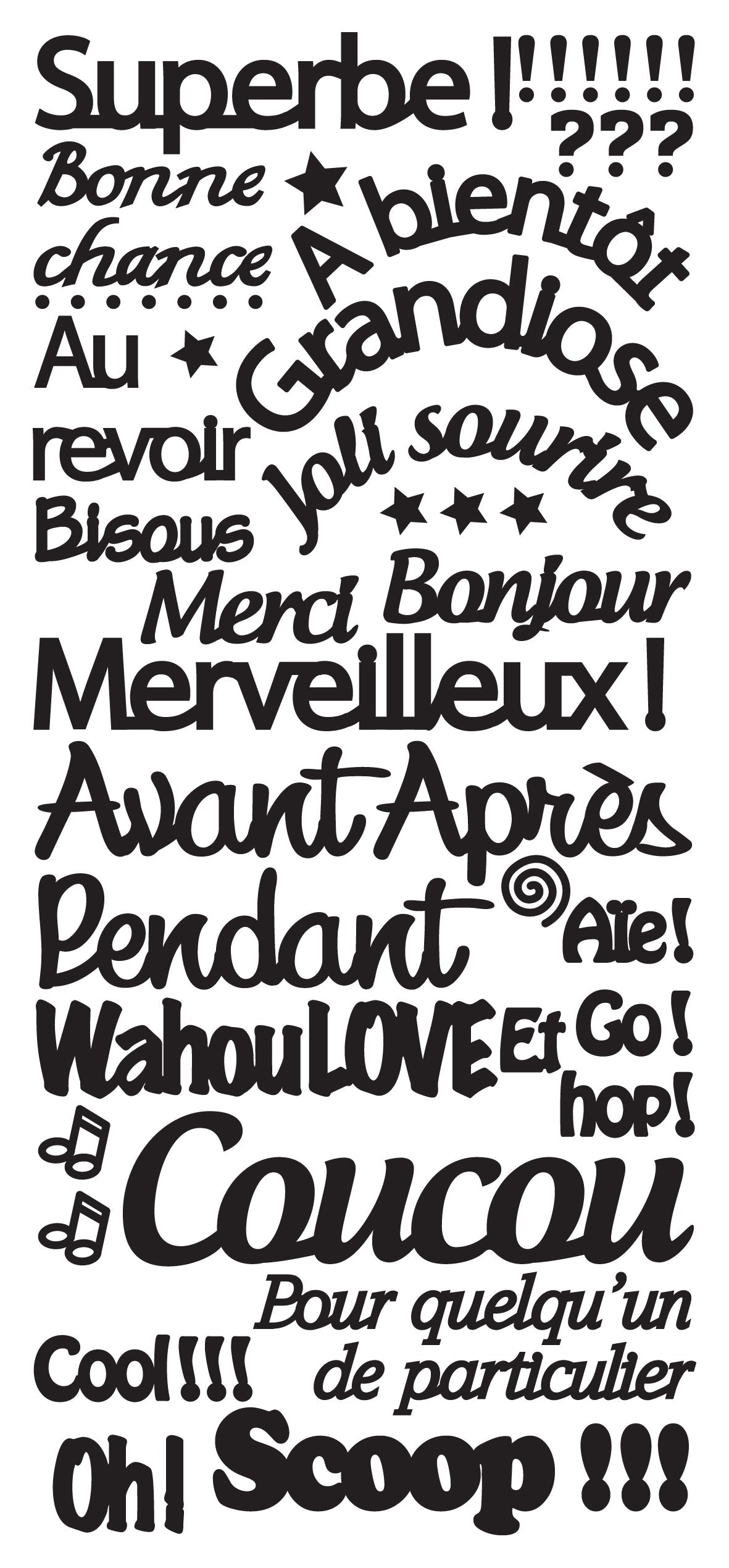 Peel Off Stickers - Coucou