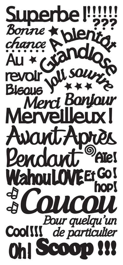 Peel Off Stickers - Coucou