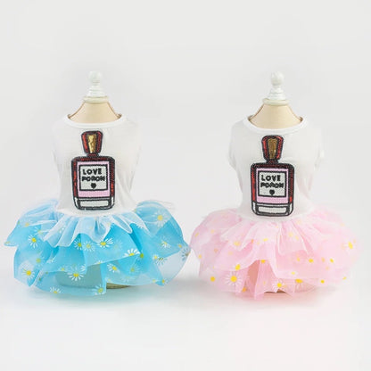 Love Dog Tutu Dress | Pet Dress