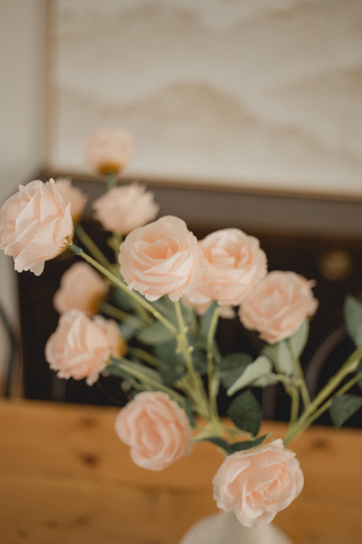 6 Blossom Rose Stem