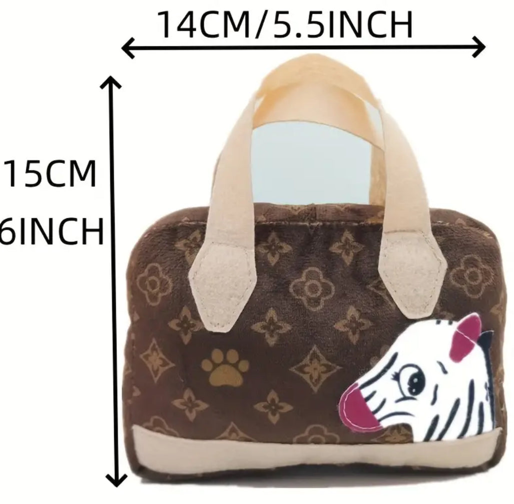 Sac à main pour chien Chewy Pawtton | Jouet en peluche pour chien