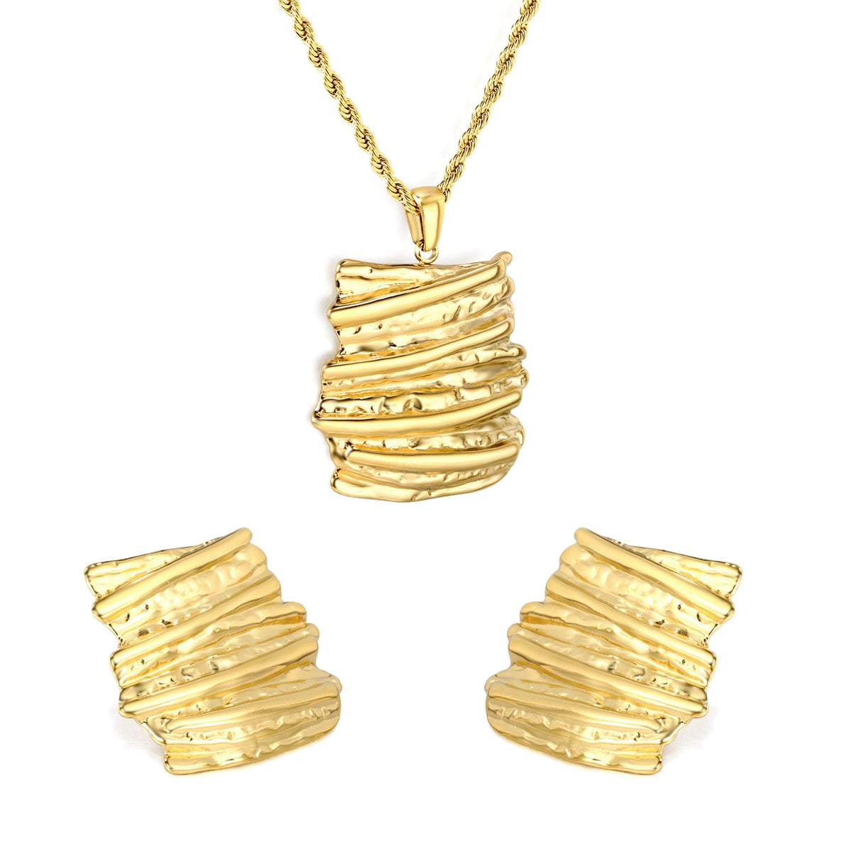 Parure de bijoux Éclat d'écorce