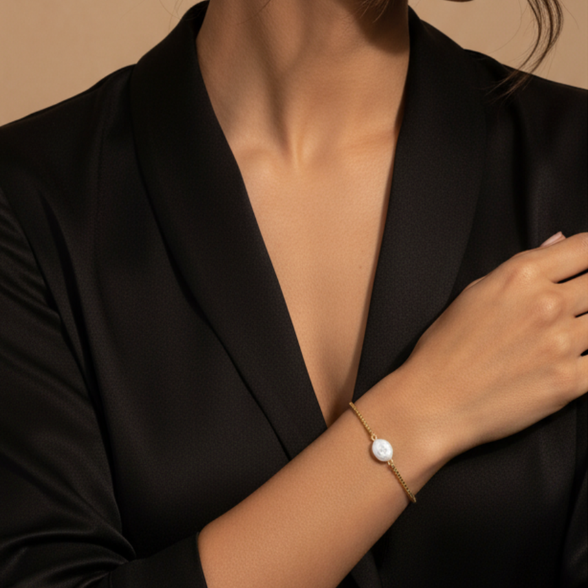 Bracelet Harmonie Perle et Or