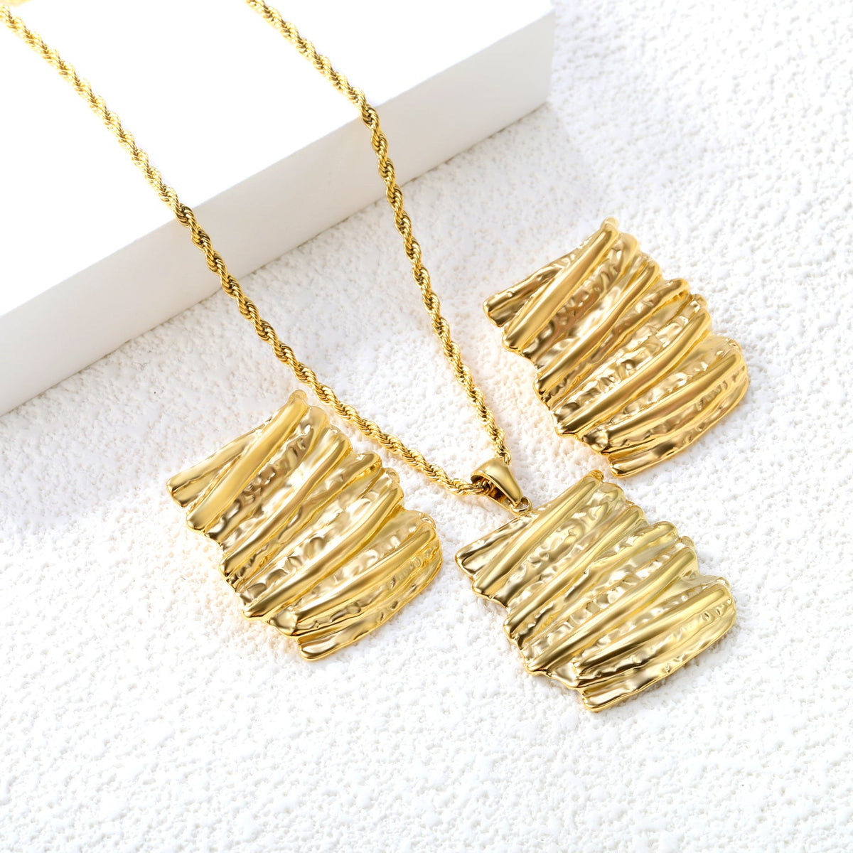 Parure de bijoux Éclat d'écorce