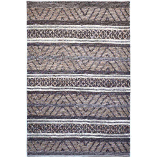 Tapis en laine tissée Jade 6X9