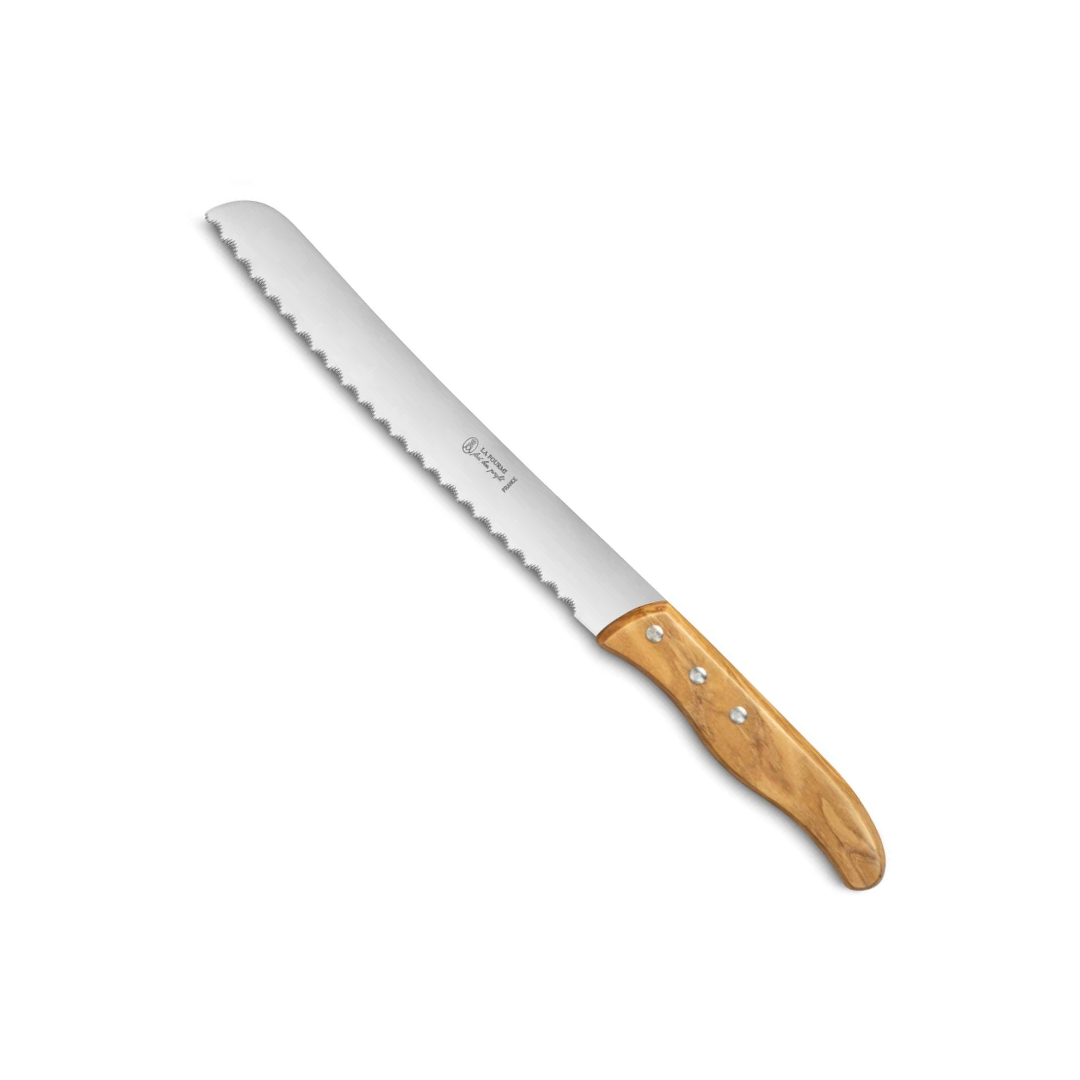 Bread Knife – Olive Wood Handle - 20 cm