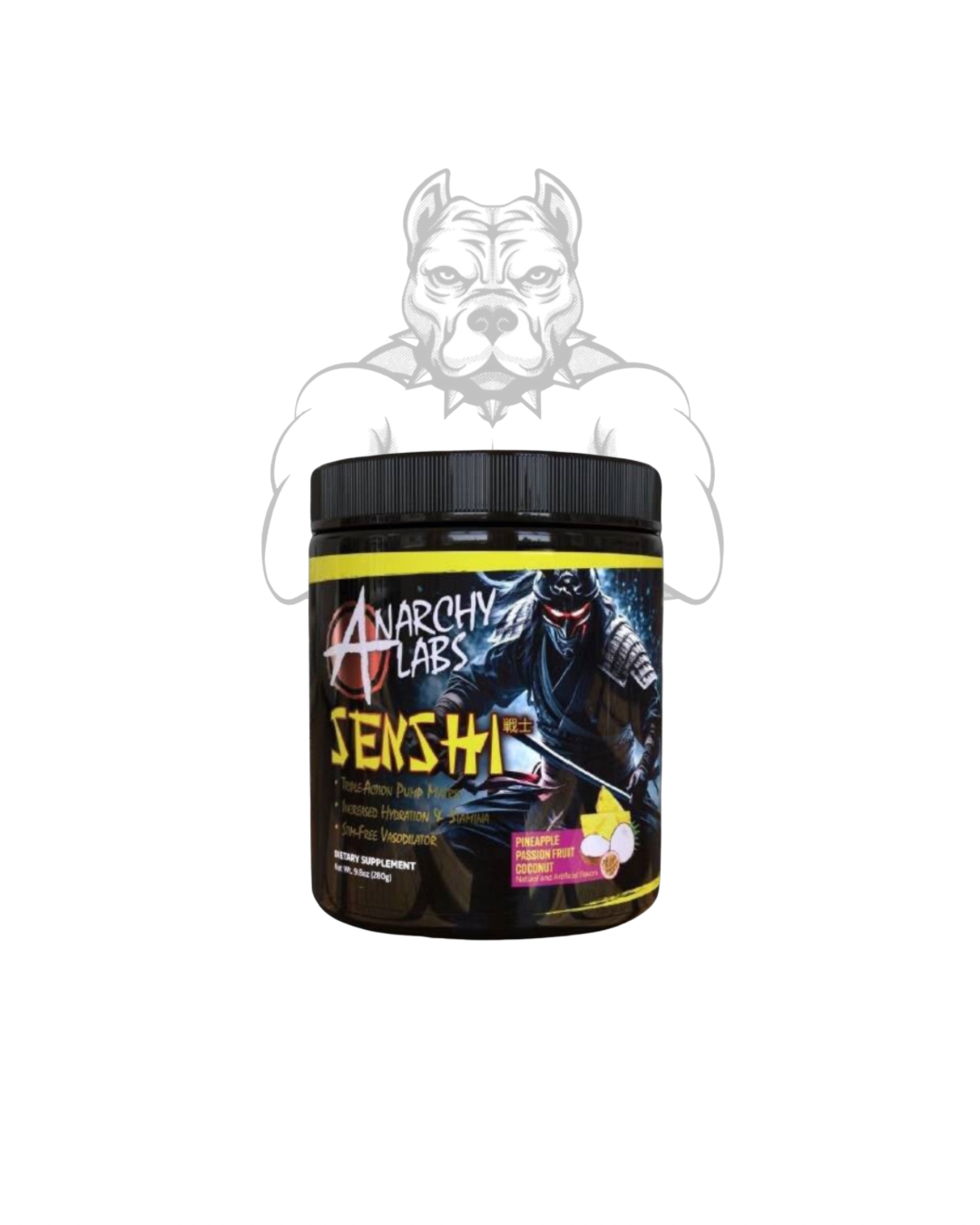 Anarchy Labs SENSHI Pré-Entraînement sans stimulant pour la congestion musculaire