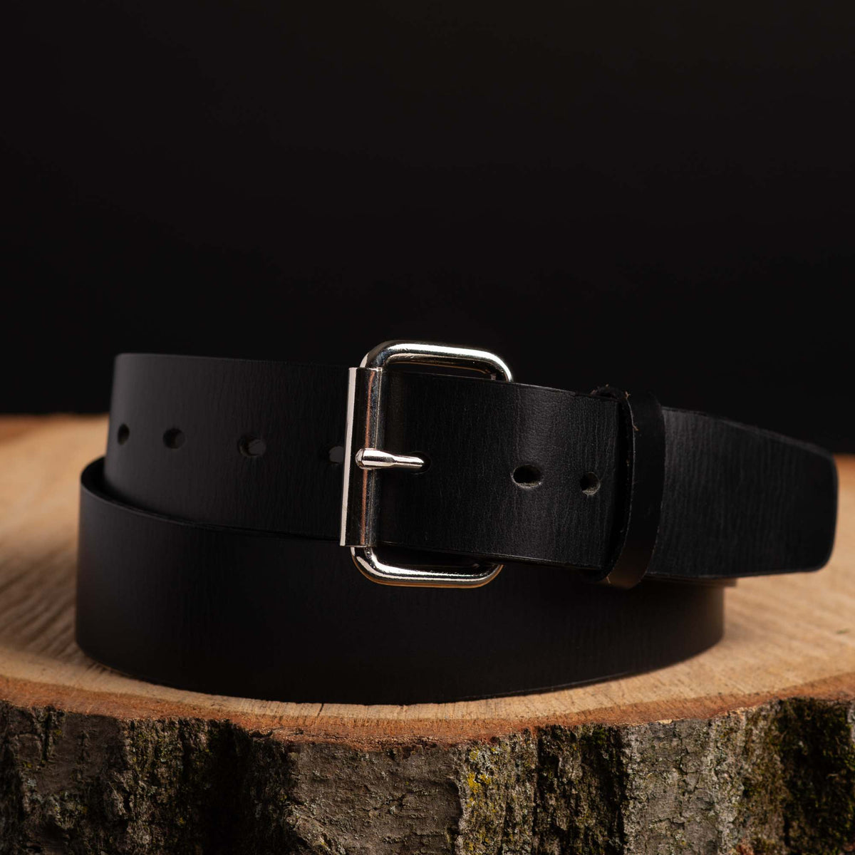 The Foundation Belt - Black 45 mm 100% Full Grain Bridle Leather Belt