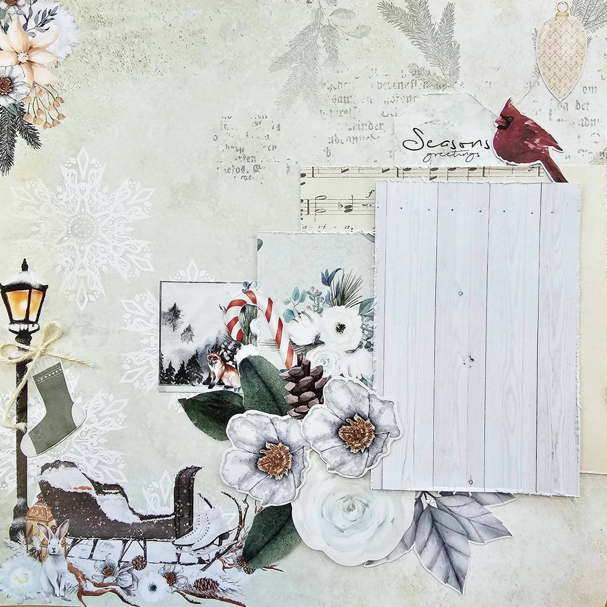 Collection de papiers Noël féerique 30x30
