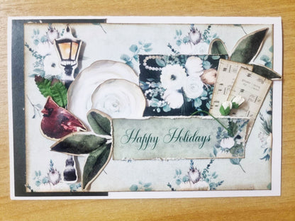 Lot de 6 cartes de Noël féériques 10x15 cm