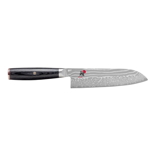 Miyabi Kaizen II 5000FCD Santoku knife 7" – FC61 Core, Damascus Steel