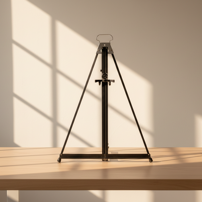 Deluxe Black Aluminum Table Easel 25" With Carrying Handle
