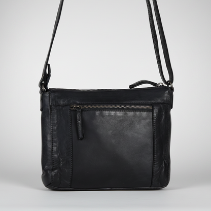 MET Crossbody Organizer Leather Bag