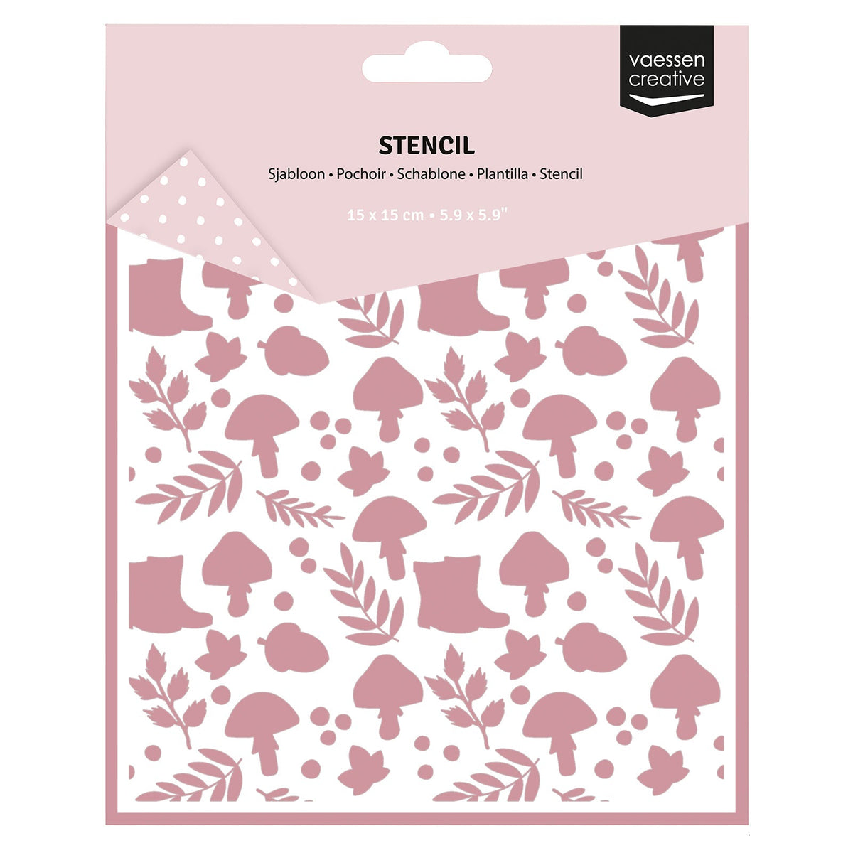 Vaessen Creative • Stencil Autumn Icons 5.9x5.9in