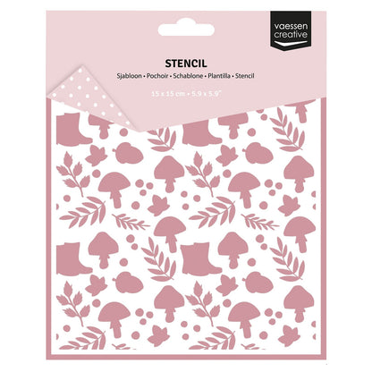 Vaessen Creative • Stencil Autumn Icons 5.9x5.9in