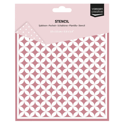 Vaessen Creative • Stencil Graphic Stars 15x15cm