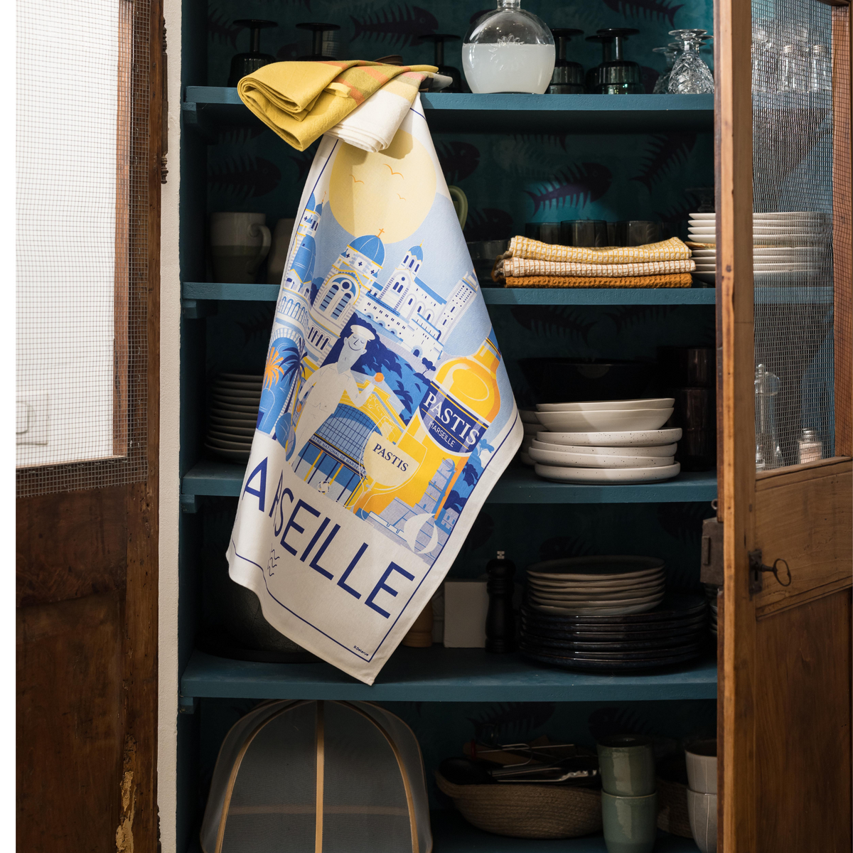 Marseille Tea Towel