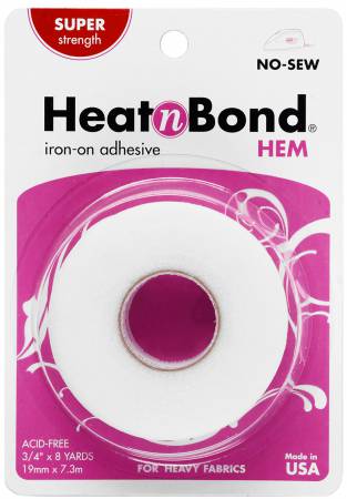 Ruban à ourlet thermocollant Heat N Bond extra-fort 1,9 cm x 7,3 m