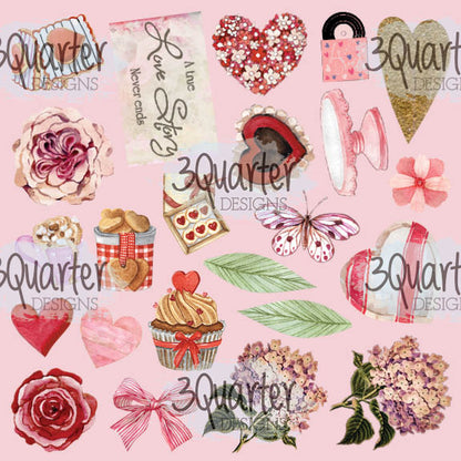 3Quarter Designs - Bloc de Papiers 20x20 cm - Always Yours