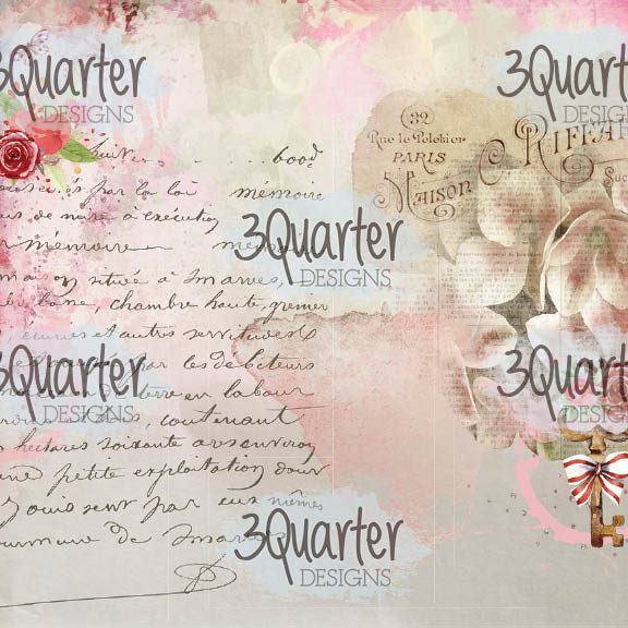 3Quarter Designs - Bloc de Papiers 20x20 cm - Always Yours
