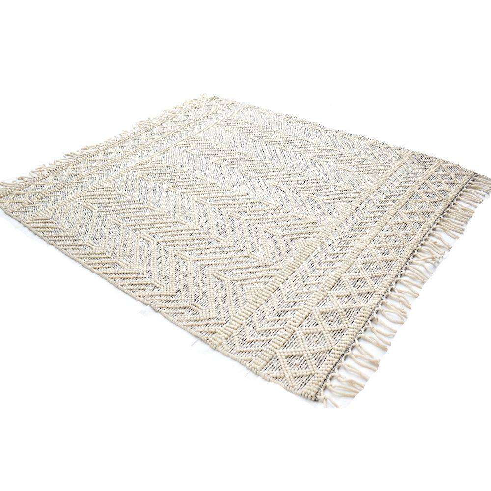 Tapis Leda en laine tressée 6x9