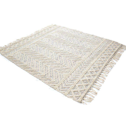 Tapis Leda en laine tressée 6x9