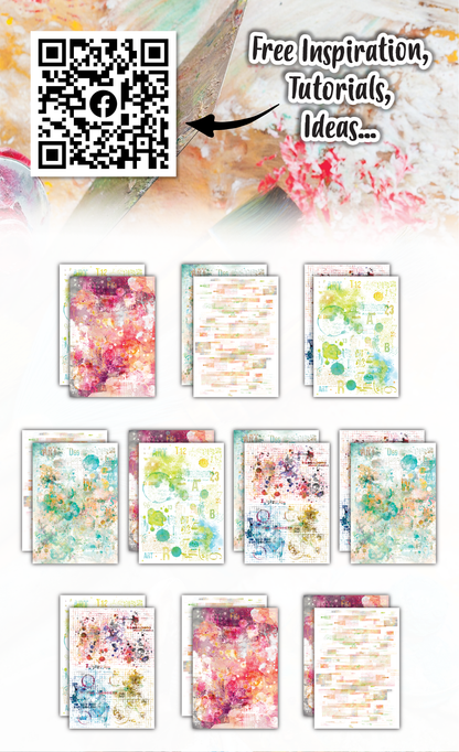 AALL and Create - Papier Design A6 - Spectrum Splash