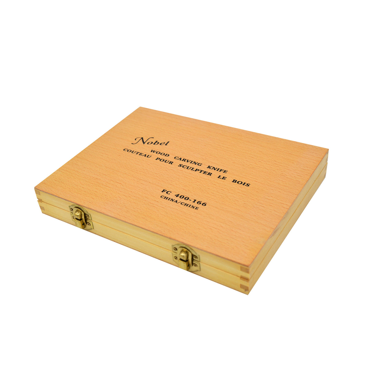 Ciseaux à sculpter Palm Grip avec coffret en bois - Lot de 6