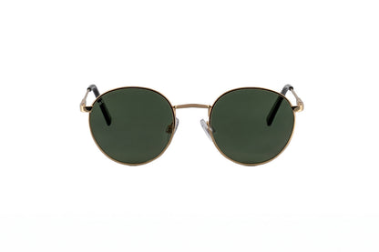 Boléro Sage — Round Metal Sunglasses