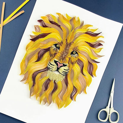 Kit de gabarits de quilling lion