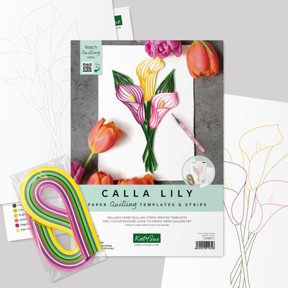 Kit de gabarits de quilling Calla Lily