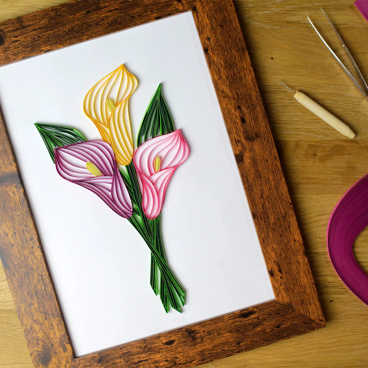 Kit de gabarits de quilling Calla Lily