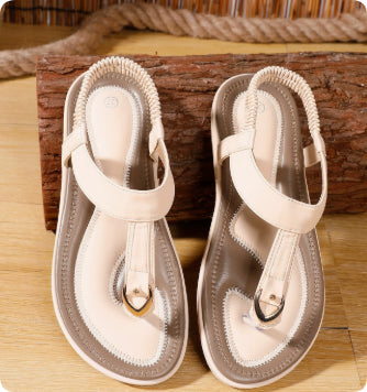 Summer Flip-flops Soft-soled Flat Beach Shoes Soft Soles