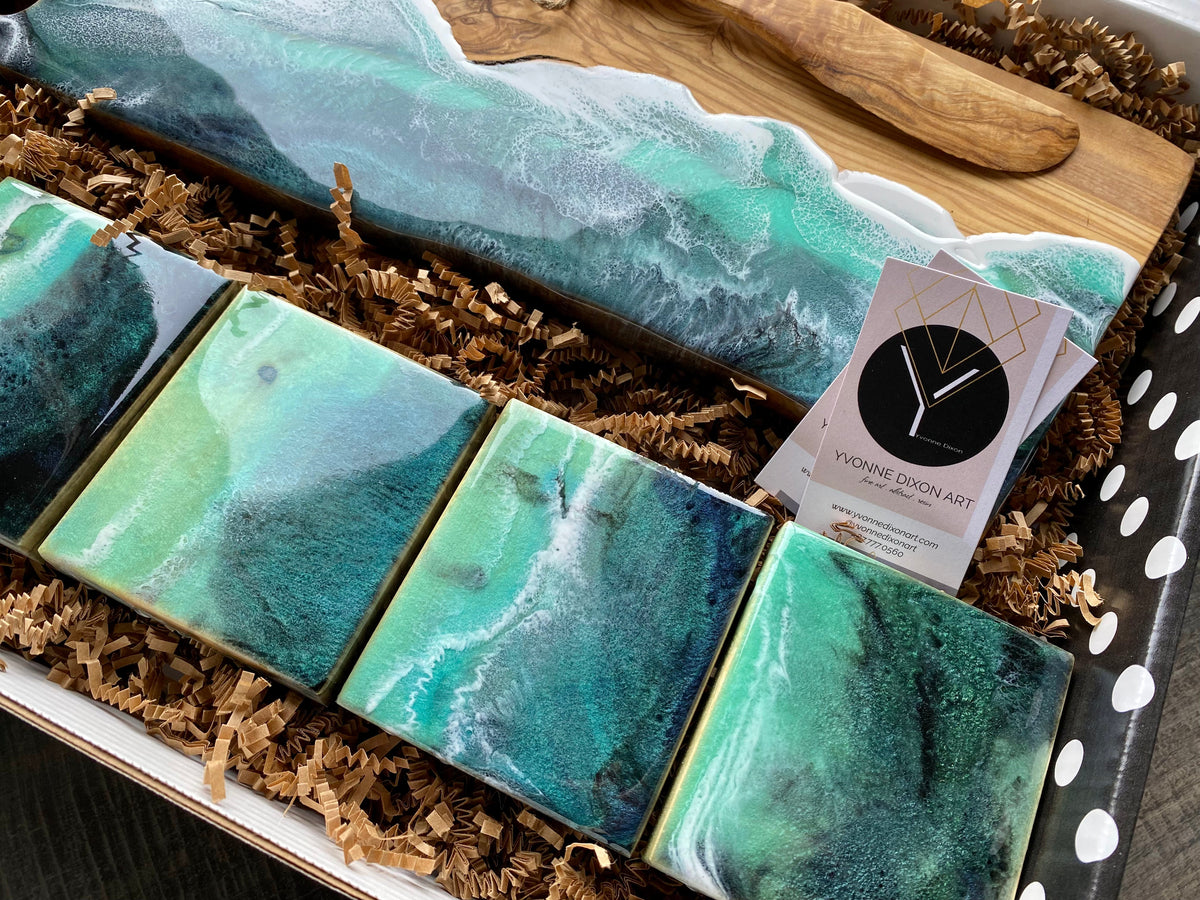 Coffret cadeau de planche de charcuterie