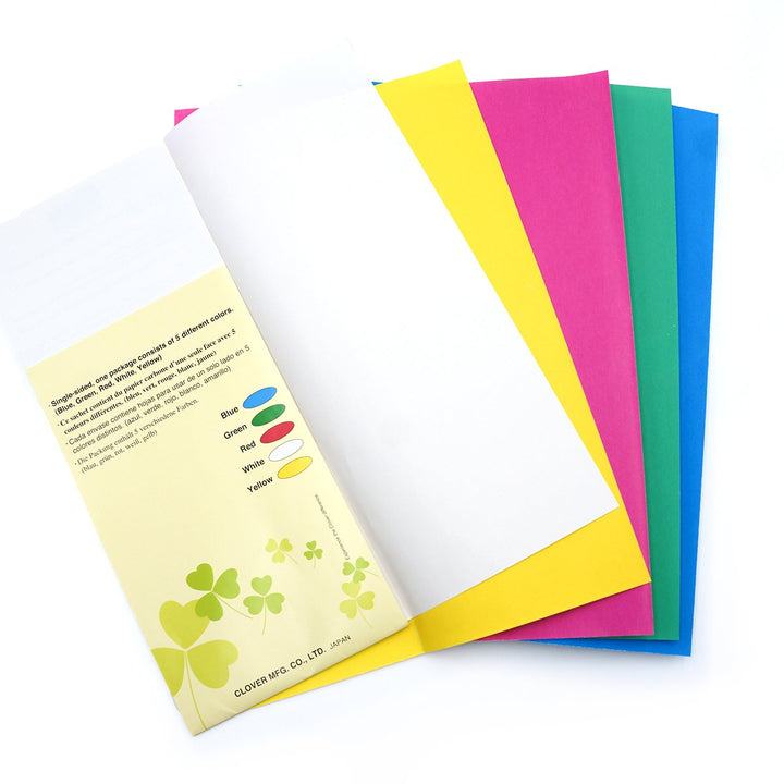 Papier calque Clover avec cire, papier carbone Chacopy, 5 feuilles