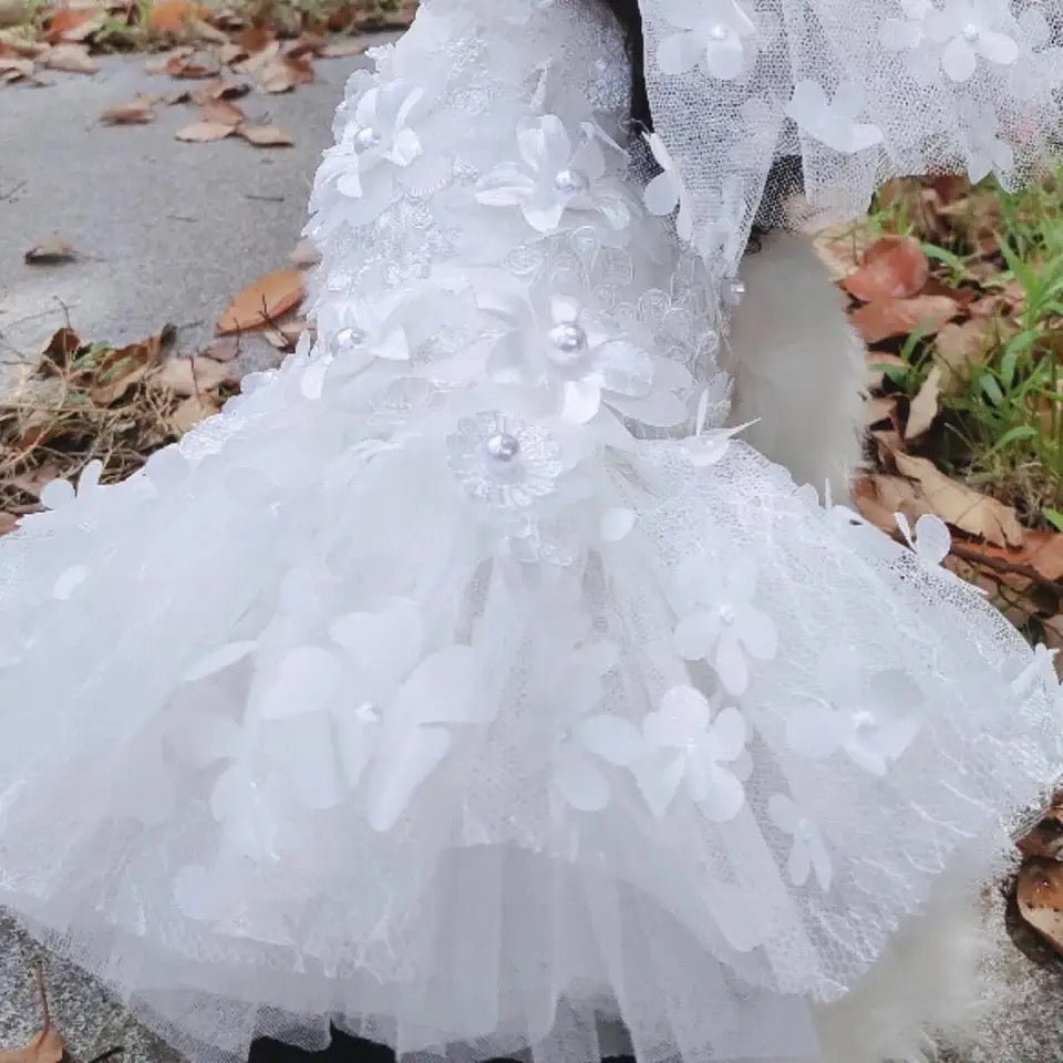 Garden Grace Dog Dress | Elegant Occasion Dog Dress