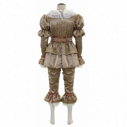 Women's Clown Cosplay Costume Set – Halloween Party Jester Outfit with Accessories