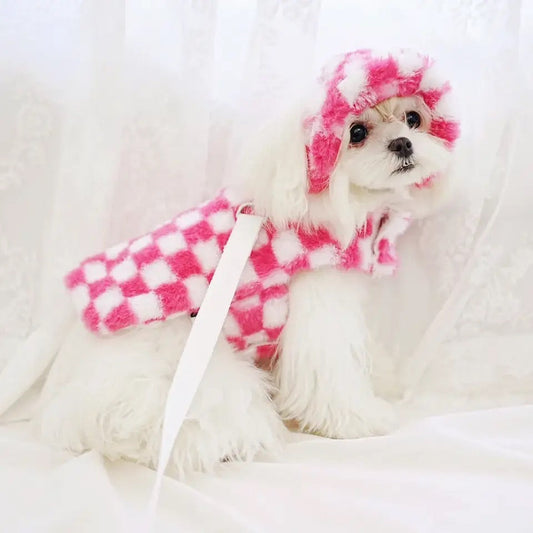Baby Doll Harness Set | Dog Harness Leash and Hat Set
