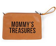 LES TRÉSORS DE MAMAN ASPECT CUIR MARRON